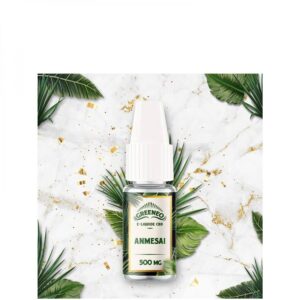 Flacon de 10ml du e-liquide CBD Anmesai de Greeneo