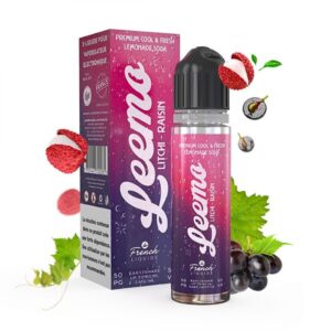 Flacon de 50ml du liquide Leemo Litchi Raisin par Lips