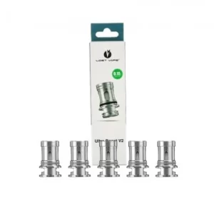 5 résistances Ultra Boost V2 de chez Lost Vape et leur boîte