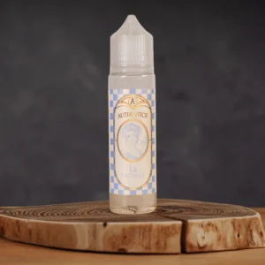 Flacon de 50ml du e-liquide Pastille Vichy de la gamme Les Authentics par Aldrik & co.