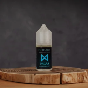 Flacon du concentré Dagaz 30ml de la gamme Futhark par Maison Codex