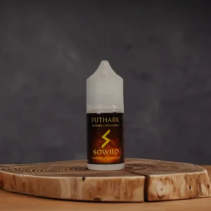 Flacon 30ml du cocnentré Sowilo de la gamme Futhark par la Maison Codex